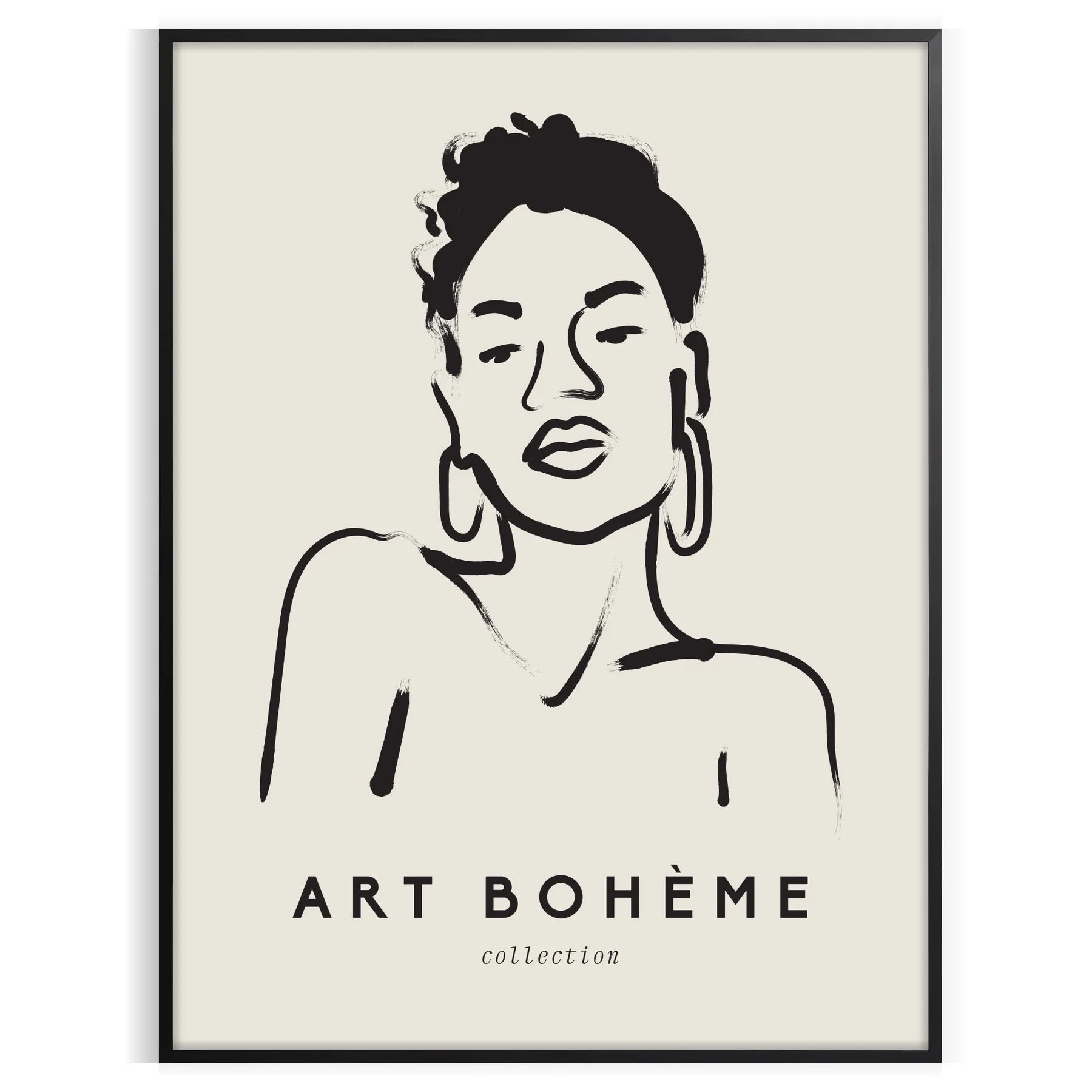 elegance Woman Boho Poster perfect soulful charm space captivating wall art piece ideal gift unique blend style inspiration size A4 cm A0